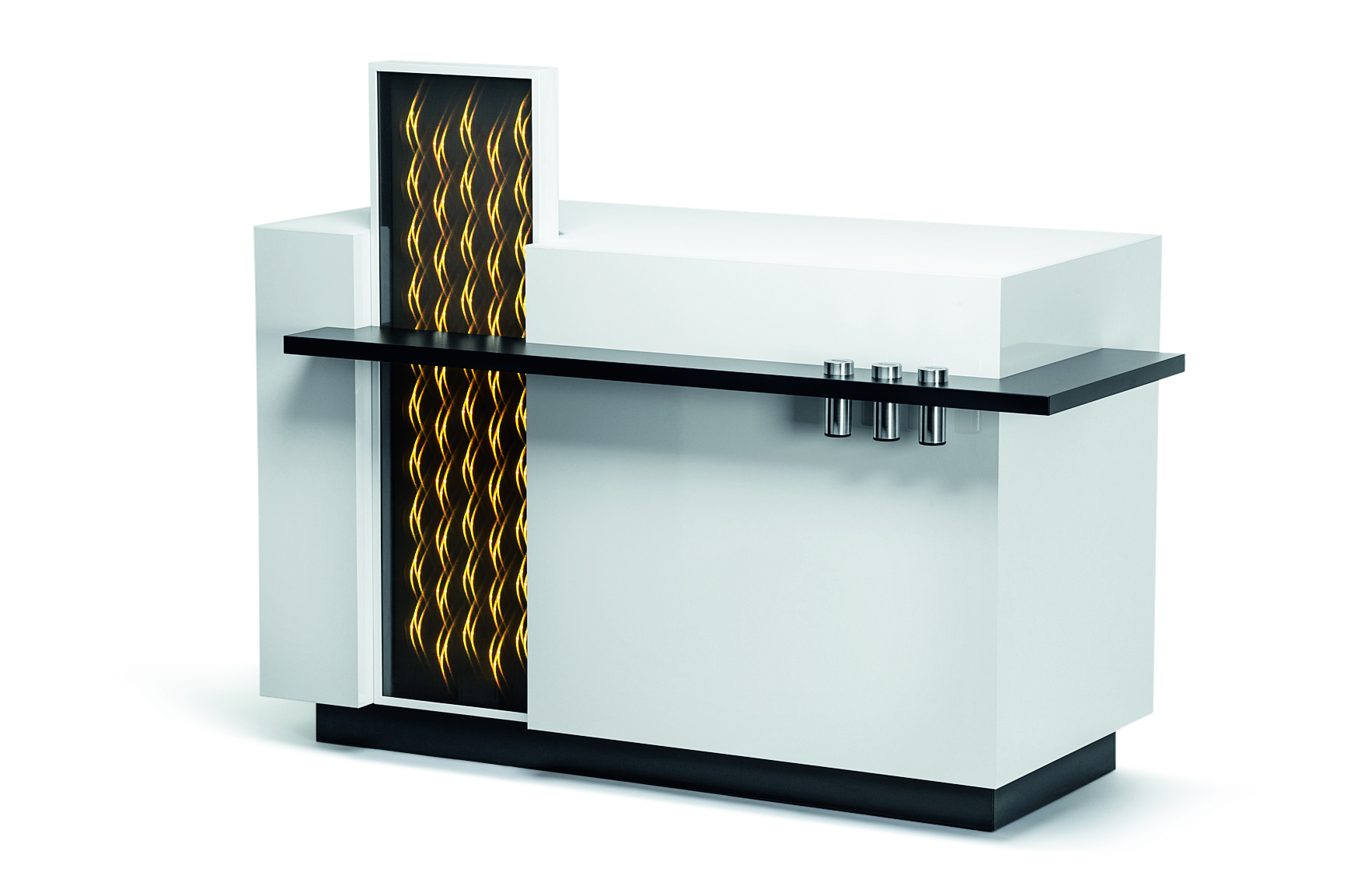 ETTLIN lux® — 3D-Lichteffekt in Gelb durch lichttechnisches Gewebe