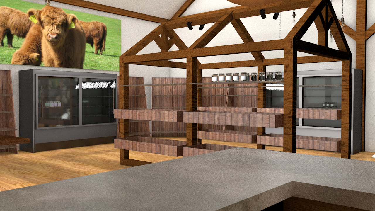 Hofladen — Beleuchtungskonzept