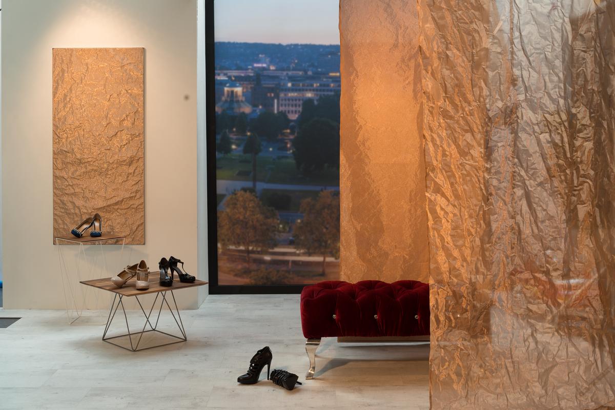 alphamesh Detailaufnahme — Struktur und Qualität der Metallgewebe