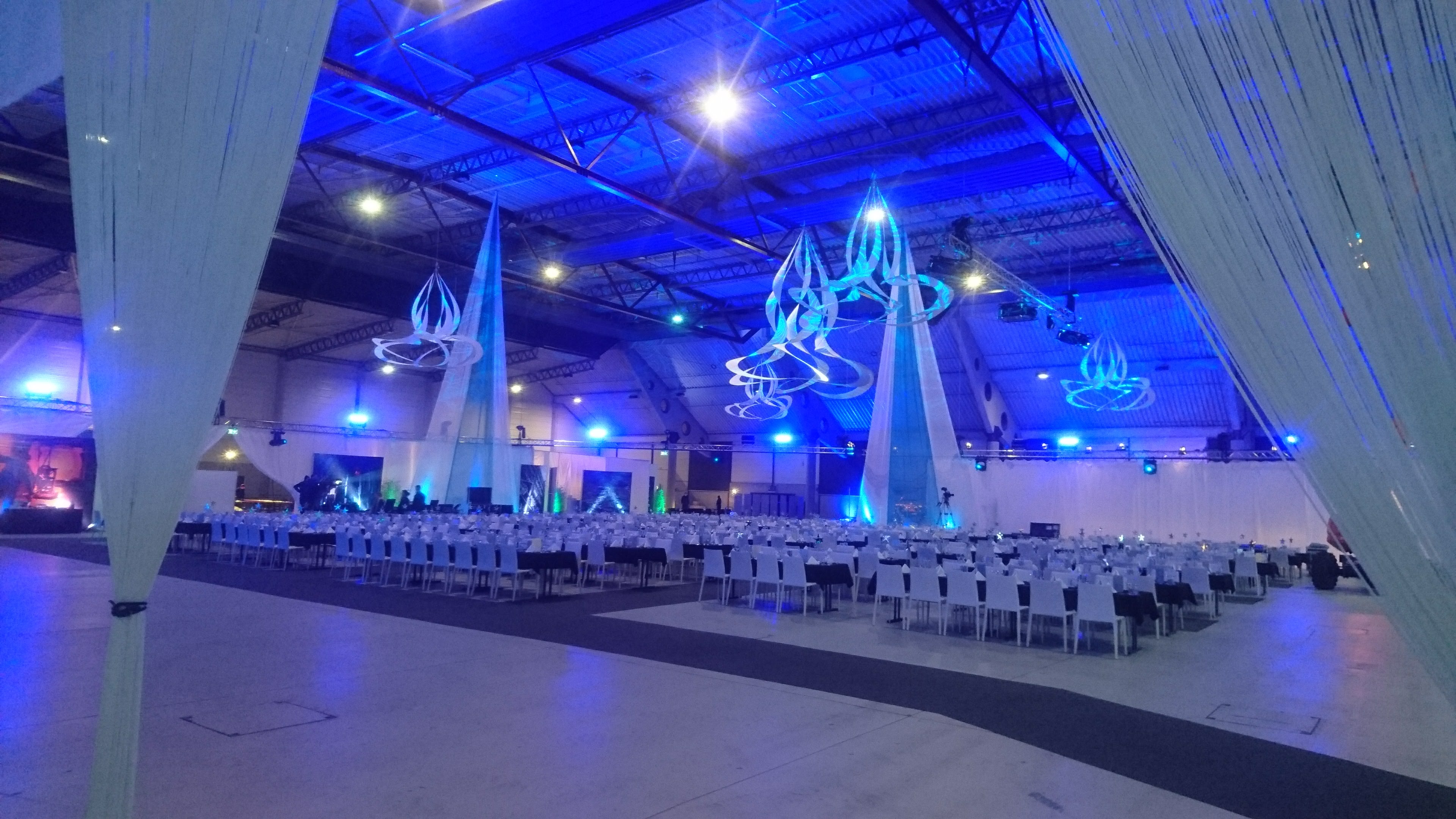 Daimler Jubilarsveranstaltungen — Bestuhlung und Beleuchtung